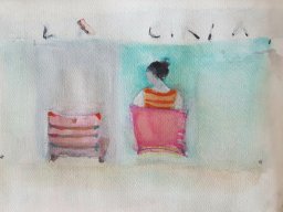 Beach 0007   Aquarell auf Papier  30x20cm 